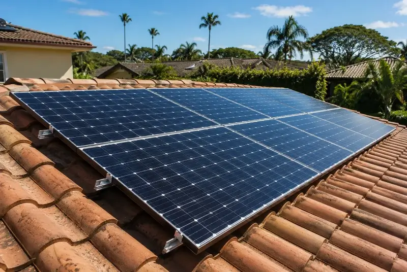 Installation de panneaux solaires à Técou